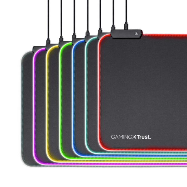 Mouse pad Trust GXT 764 Glide-Flex Flexible RGB, XXL, negru - TR-23395