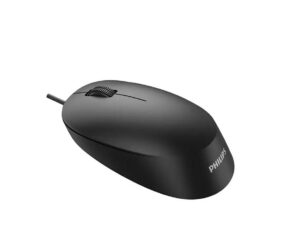 Mouse Philips SPK7207, cu fir, optic, 1200 DPI, negru