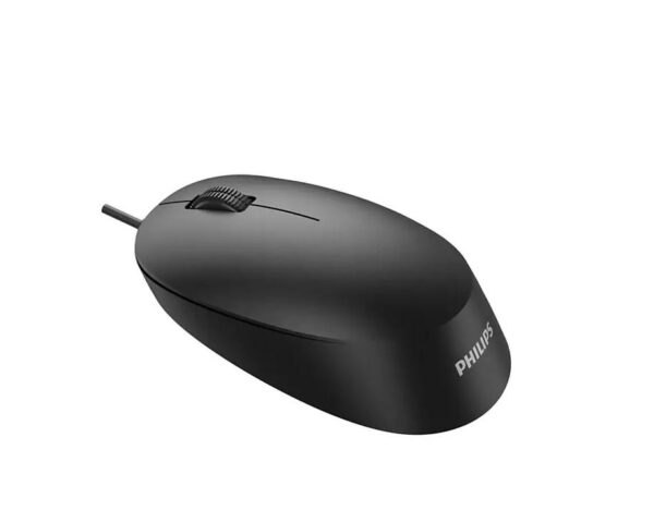 Mouse Philips SPK7207, cu fir, optic, 1200 DPI, negru