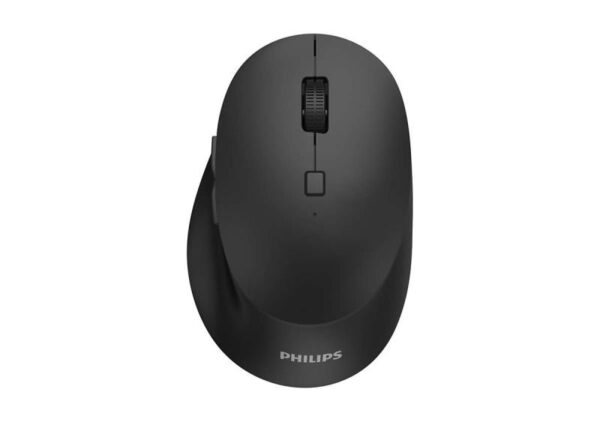 Mouse Philips SPK7607, ergonomic, wireless, silent, negru
