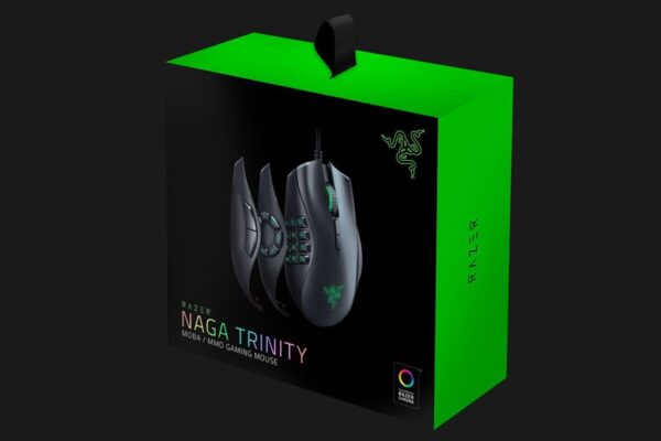 Mouse Razer, 5G optical sensor, Naga Trinity, 3 interchangeable - RZ01-02410100-R3M1