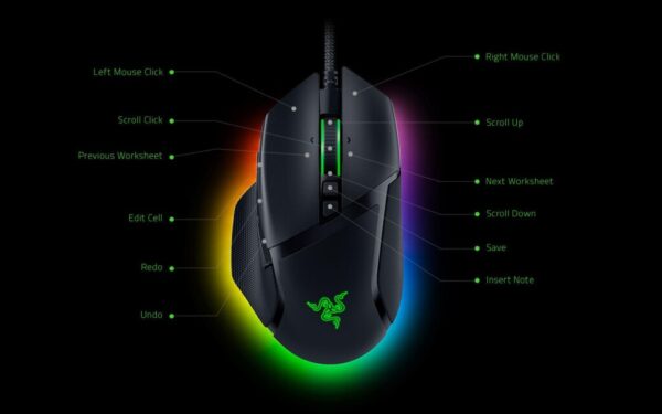 Mouse Razer cu fir Razer Basilisk V3 PRO, butoane programabile 10+1 - RZ01-04620100-R3G1