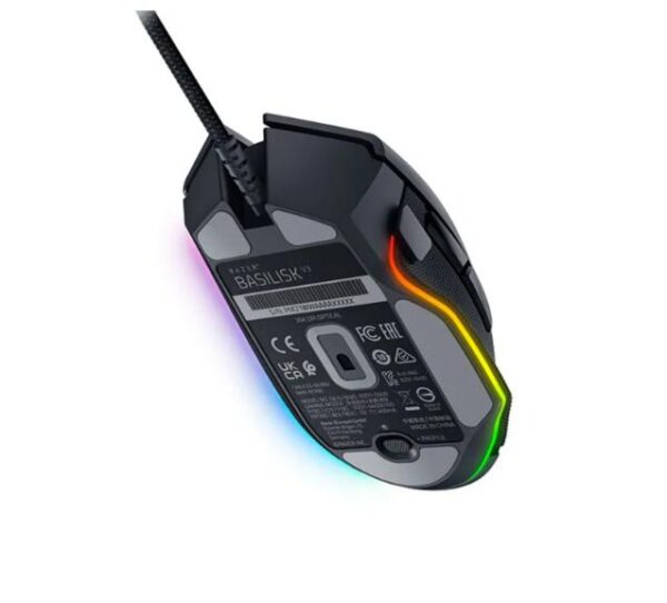 Mouse Razer cu fir Razer Basilisk V3 RGB, butoane programabile 10+1 - RZ01-04000100-R3M1