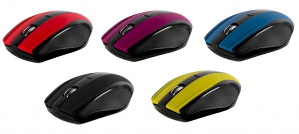 Mouse Serioux, Rainbow 400, fara fir, USB, senzor optic - SRXM-RBM400W-BL