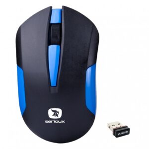 Mouse Serioux wireless, Drago 300, 1000dpi, albastru - DRAGO300-BL