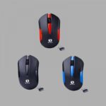 Mouse Serioux wireless, Drago 300, 1000dpi, rosu, baterie AA inclusa - DRAGO300-RD