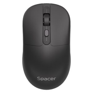 Mouse Spacer wireless, rezolutie 1600DPI, butoane/scroll 4/1 - SPMO-WS03-BT