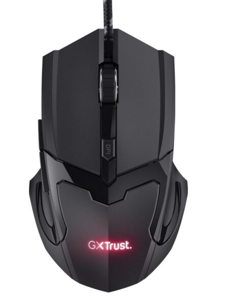 Mouse Trust Basics gaming cu fir, 4800 DPI, negru - TR-24749