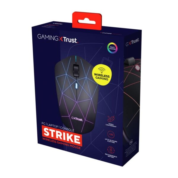 Mouse Trust GXT 117 Strike, Wireless Gam, negru - TR-22625