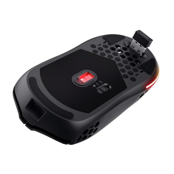 Mouse Trust GXT 929 Helox, wireless, rezolutie maxima 4800 DPI, negru - TR-25307