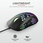 Mouse Trust GXT 960, Graphin Ultra-lightweight Gaming Mouse, negru - TR-23758