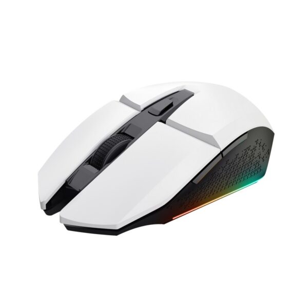 Mouse Trust GXT110W Felox cu fir, 4800 DPI, alb - TR-25069