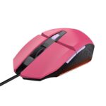 Mouse Trust GXT110W Felox cu fir, 6400 DPI, roz - TR-25068