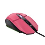 Mouse Trust GXT110W Felox cu fir, 6400 DPI, roz - TR-25068