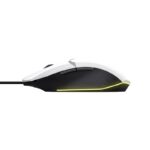 Mouse Trust GXT110W Felox cu fir, rezolutie maxima 6400 DPI, alb - TR-25066