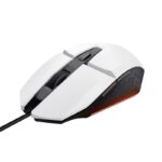 Mouse Trust GXT110W Felox cu fir, rezolutie maxima 6400 DPI, alb - TR-25066