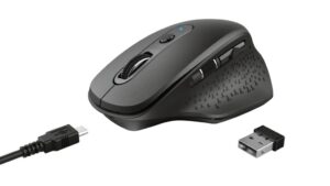 Mouse Trust Ozaa, Rechargeable Wireless, negru - TR-23812