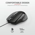 Mouse Trust Voca Comfort Mouse, negru - TR-23650 - imagine 2