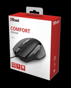 Mouse Trust Voca Comfort Mouse, negru - TR-23650 - imagine 5