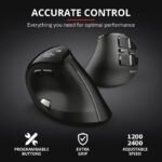 Mouse Trust Voxx, Rechargeable Ergonomic Wireless, negru - TR-23731 - imagine 10