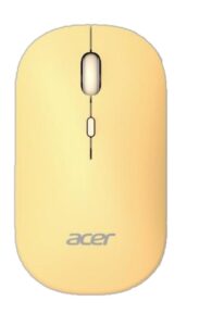 Mouse Wireless Acer AMR130, 1600 dpi, Galben - GP.MCE11.04B