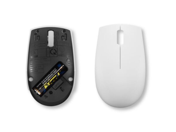 Mouse wireless Lenovo 300, Cloud Grey, Rezolutie (dpi): 1000 dpi - GY51L15677