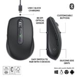 Mouse wireless Logitech MX Anywhere 3S, cu laser, 6 butoane - 910-006929