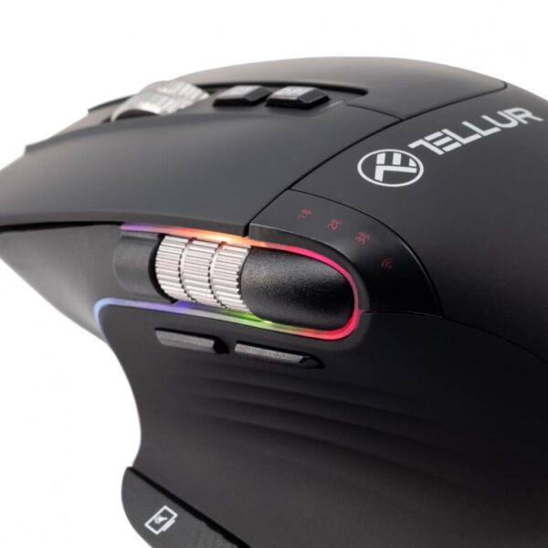 Mouse wireless Tellur Shade, silent click, rezolutie maxima 3200 DPI - TLL491261