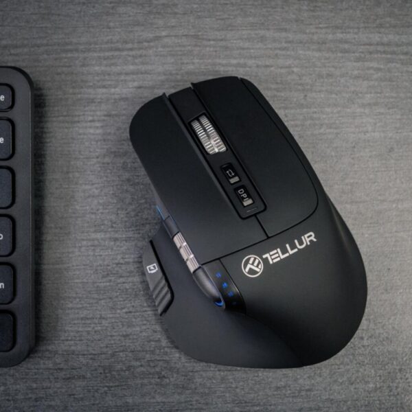 Mouse wireless Tellur Shade, silent click, rezolutie maxima 3200 DPI - TLL491261