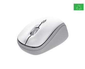 Mouse wireless Trust Yvi, rezolutie maxima 1600 DPI, alb - TR-25454