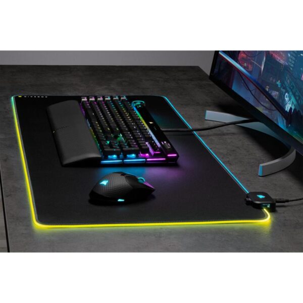 Mousepad CORSAIR MM700 RGB Extended, CLOTH BLACK - CH-9417070-WW