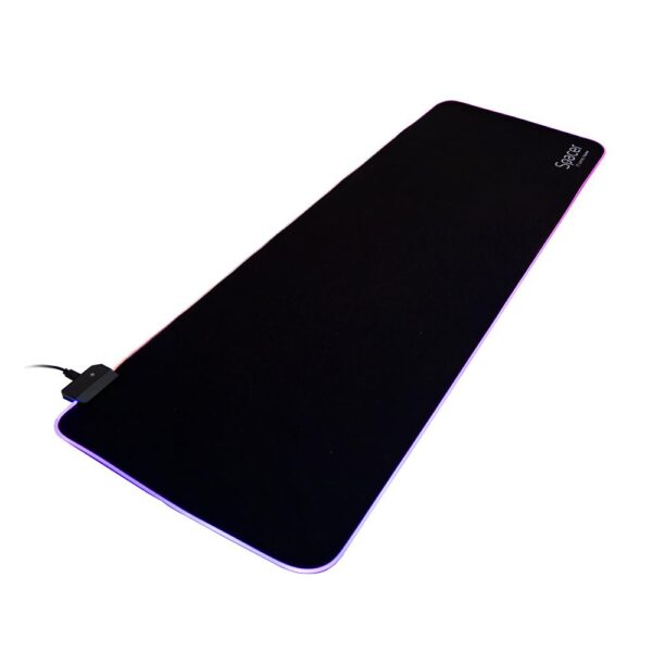 Mousepad Spacer RGB gaming, cauciuc si material textil - SP-PAD-GAME-RGB-B