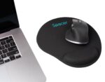 Mousepad Spacer, suport incheietura cu gel, cauciuc si material textil - SPMP-PAD-GEL-BK