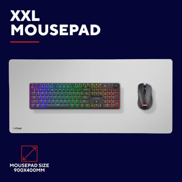 Mousepad Trust GXT 759W XXL gaming, material PET, suprafata usoara - TR-25613