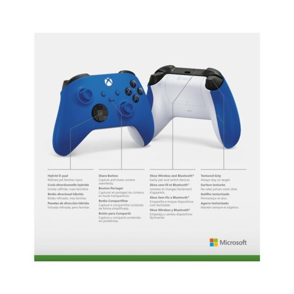 MS Xbox X Controller Series Blue - QAU-00002R