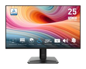 MSI Pro MP252 E2. Display diagonal: 62.2 cm (24.5")