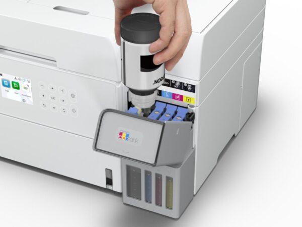 Multifunctional inkjet color Epson EcoTank CISS L6376, culoare alb - C11CL43404