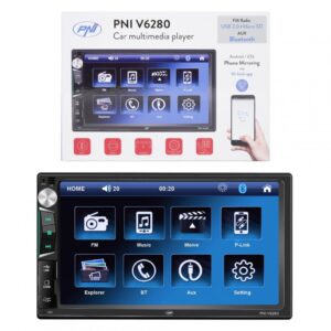 Multimedia player auto PNI V6280 cu touchscreen, functie Bluetooth - PNI-V6280