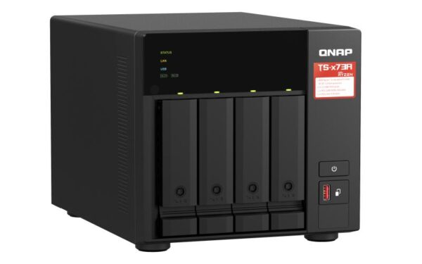 NAS QNAP 473A 4-Bay, CPU AMD Ryzen V1000 series V1500B 4C/8T 2.2 GHz - TS-473A-8G