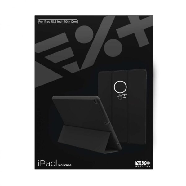 Next One Rollcase for iPad 10.9" (10th Gen) - Black - IPAD-10GEN-ROLLBLK