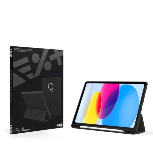 Next One Rollcase for iPad 10.9" (10th Gen) - Black - IPAD-10GEN-ROLLBLK