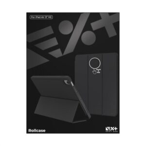 NEXT ONE ROLLCASE FOR IPAD AIR 13" M2 2024 BLACK - IPAD-AIRM2-13-ROLLBLK
