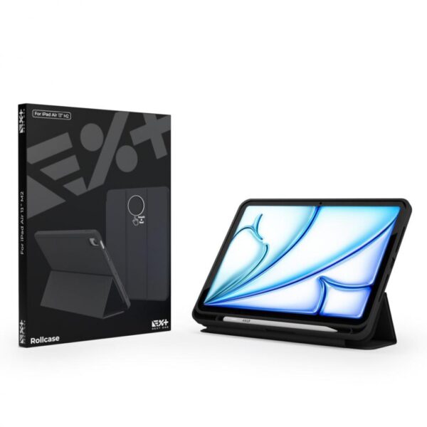NEXT ONE ROLLCASE FOR IPAD AIR 13" M2 2024 BLACK - IPAD-AIRM2-13-ROLLBLK