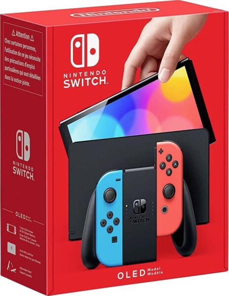 NINTENDO SWITCH OLED CONSOLE 7" BLUE/RED - NSCONSOLEDBL/RD