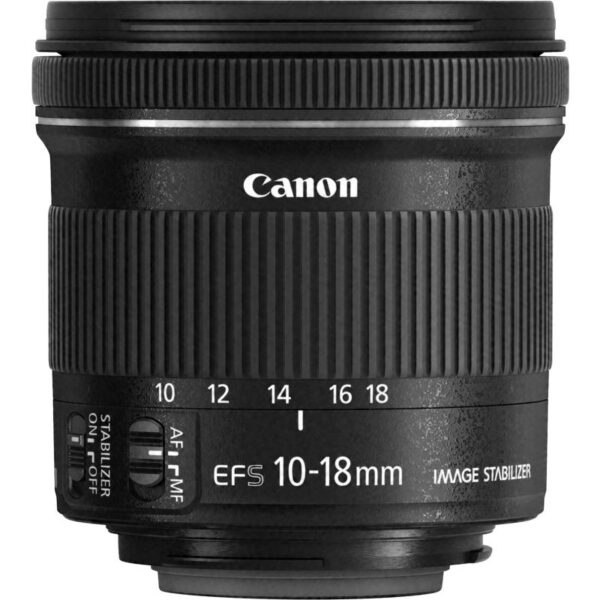 Obiectiv foto Canon EF-S 10-18 mm/ F 4.5-5.6 IS STM - AC9519B005AA