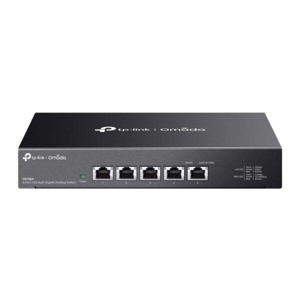 Omada 5-Port 10G Multi-Gigabit Desktop Switch PORT: 5× 10G - DS105X