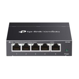 Omada 5-Port Gigabit Desktop Switch PORT: 5× Gigabit RJ45 - DS105G