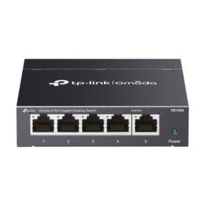 Omada 5-Port Gigabit Desktop Switch PORT: 5× Gigabit RJ45 - DS105G