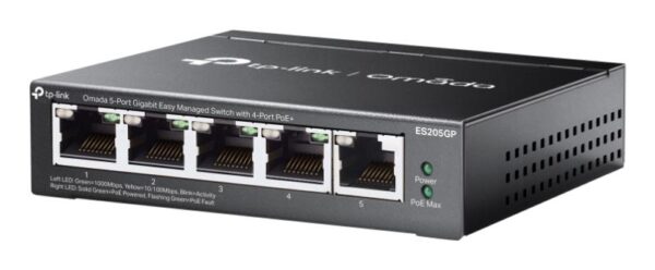 Omada 5-Port Gigabit Easy Managed Switch PORT: 5× Gigabit - ES205G