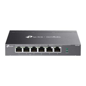 Omada 6-Port 10/100 Mbps Desktop Switch with 4-Port PoE+ - DS106P